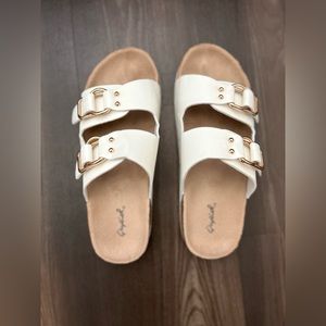 Pink Lily Birkenstocks